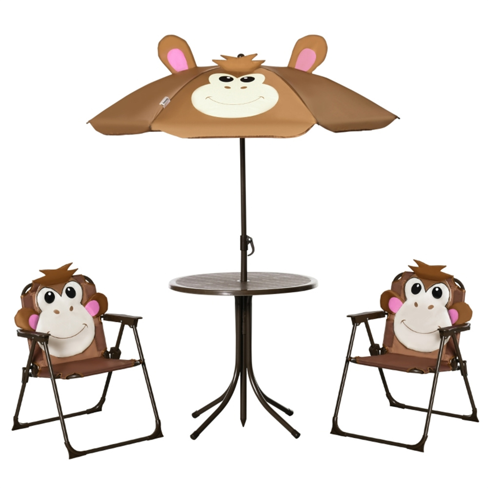 Kids Outdoor Umbrella For Table - Детский комплект мебели для патио с