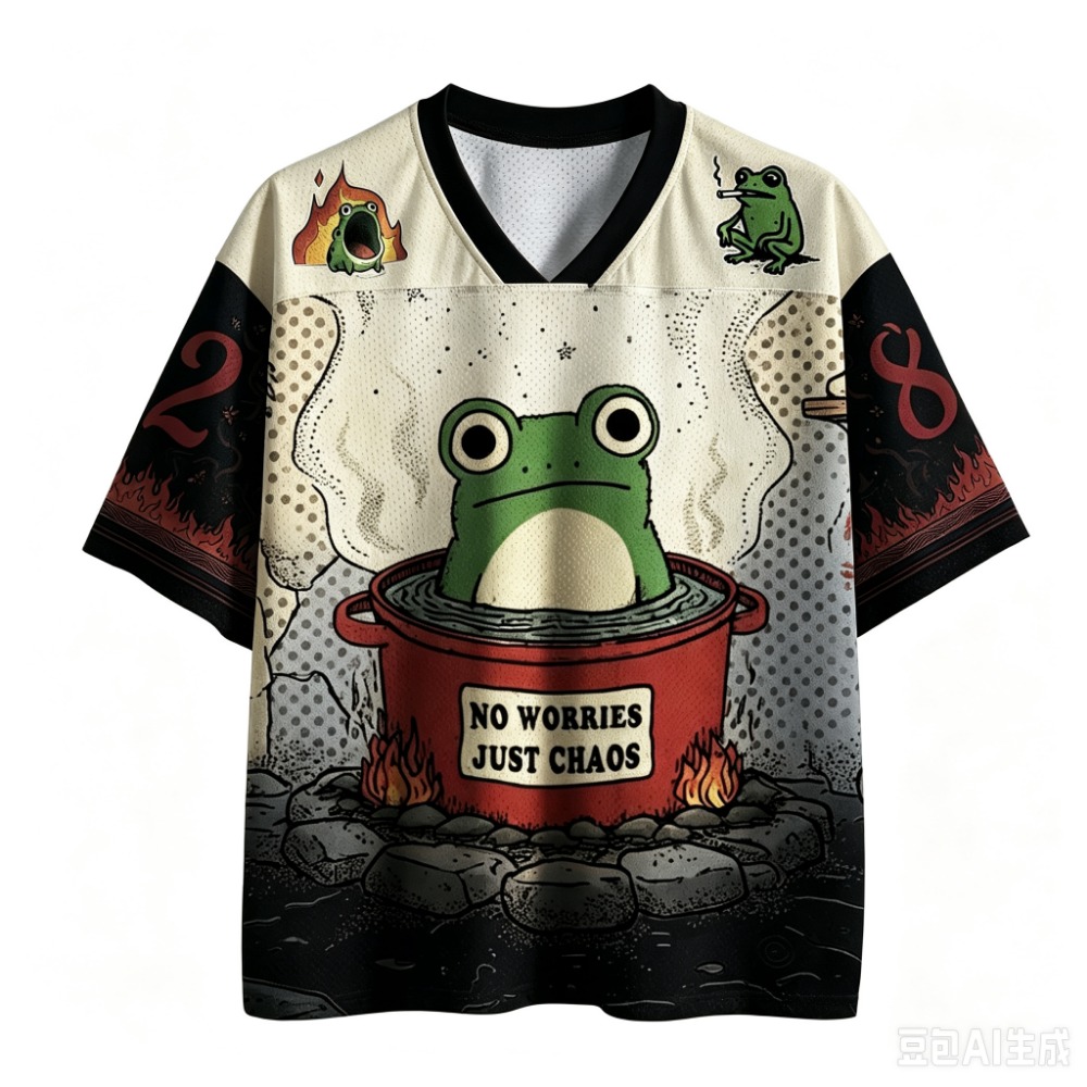 Kids Outdoor Outfit - Футболка с 3D-принтом в виде мультяшной