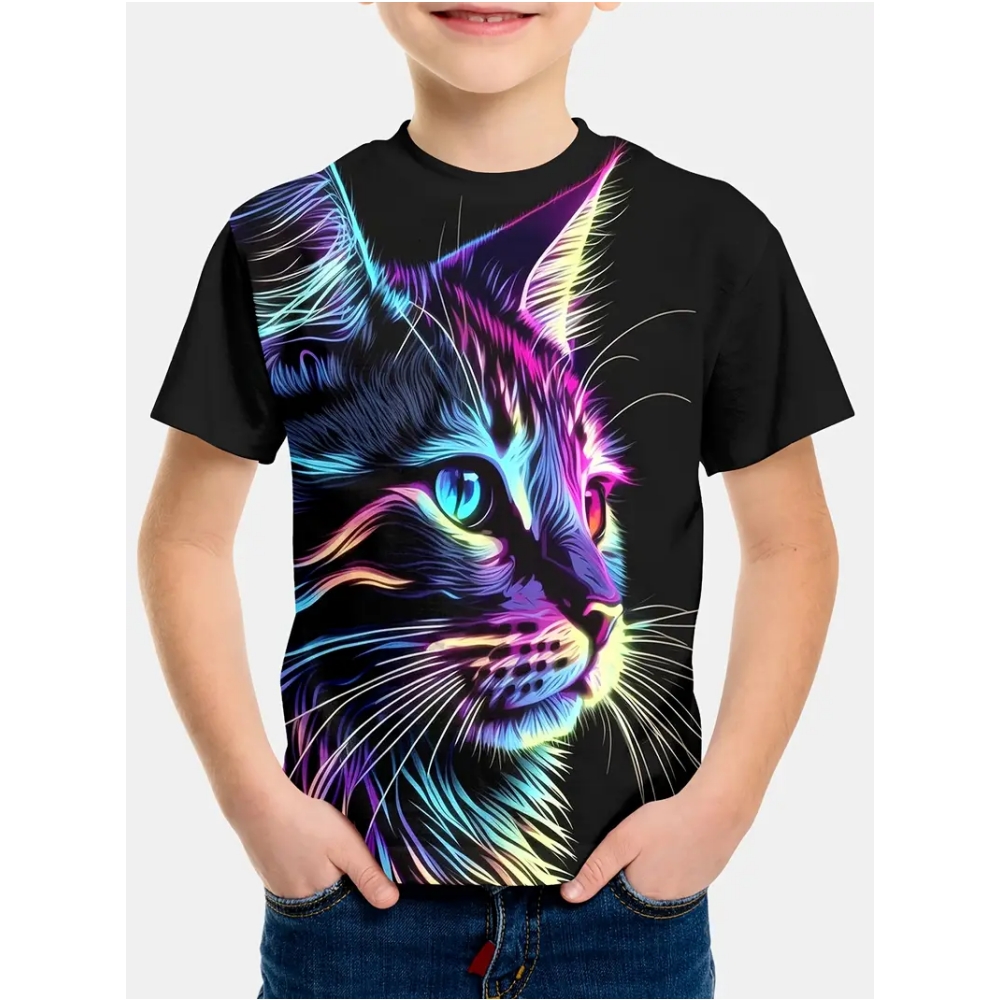 Kids Outdoor Clothing - Детская одежда, летние топы с короткими