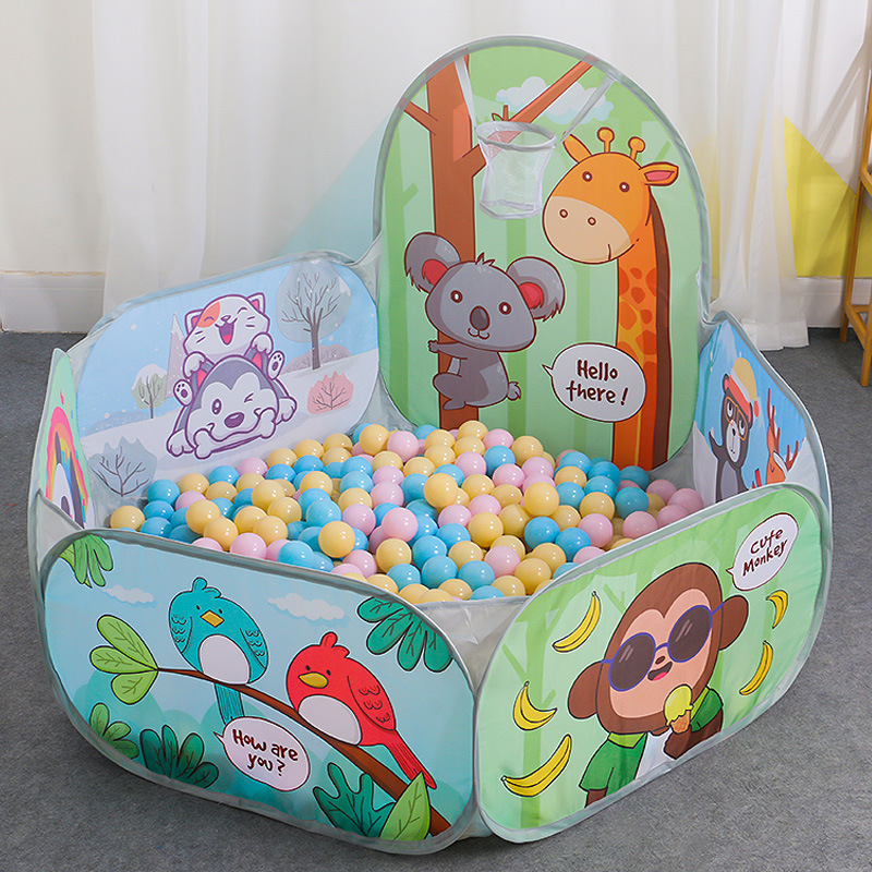 Kids Outdoor House Accessories - Портативная складная палатка с мультяшными животными,