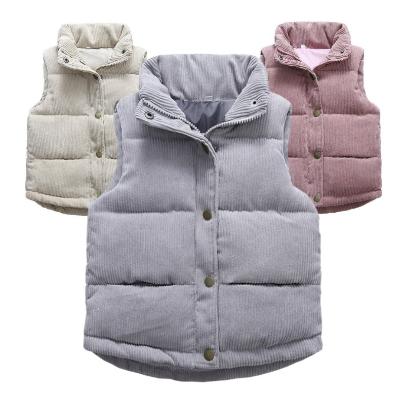 Kids Outdoor Jacket - Детский вельветовый жилет для мальчиков и