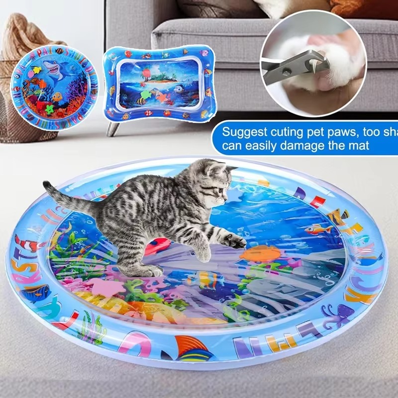 Slip Slide Water Mat - Сенсорный водный игровой коврик для кошек
