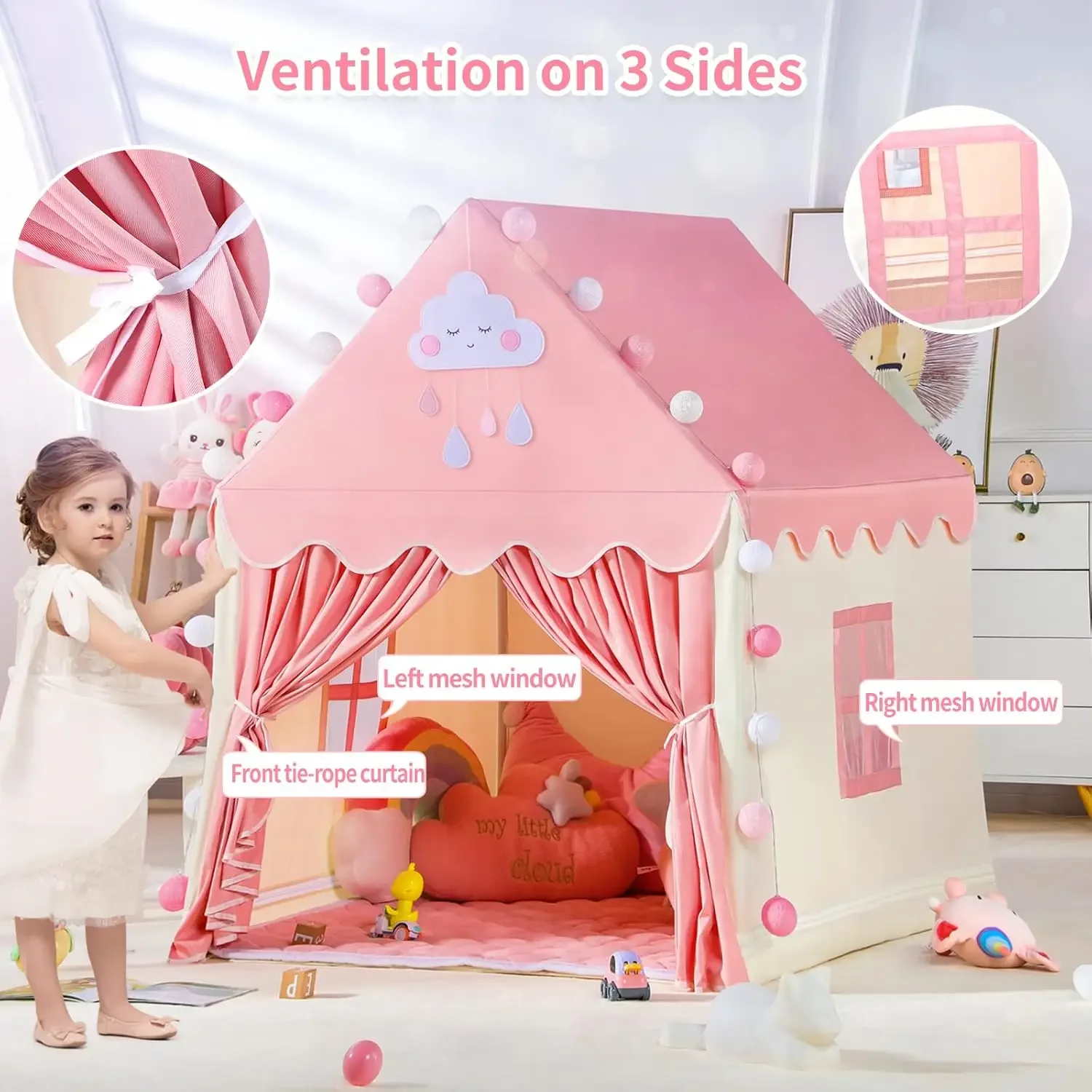 Детская игровая палатка, дом з – обзор и цена Kids Outdoor House Accessories
