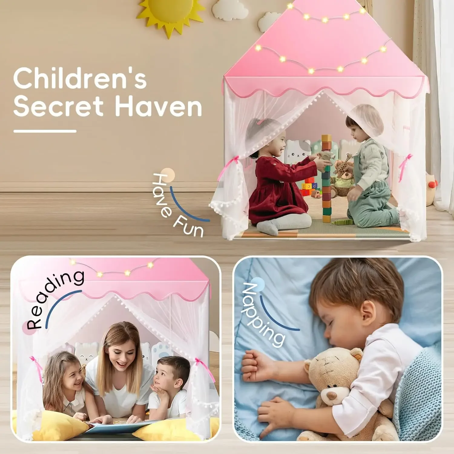 Детская игровая палатка, дом з – обзор и цена Kids Outdoor House Accessories