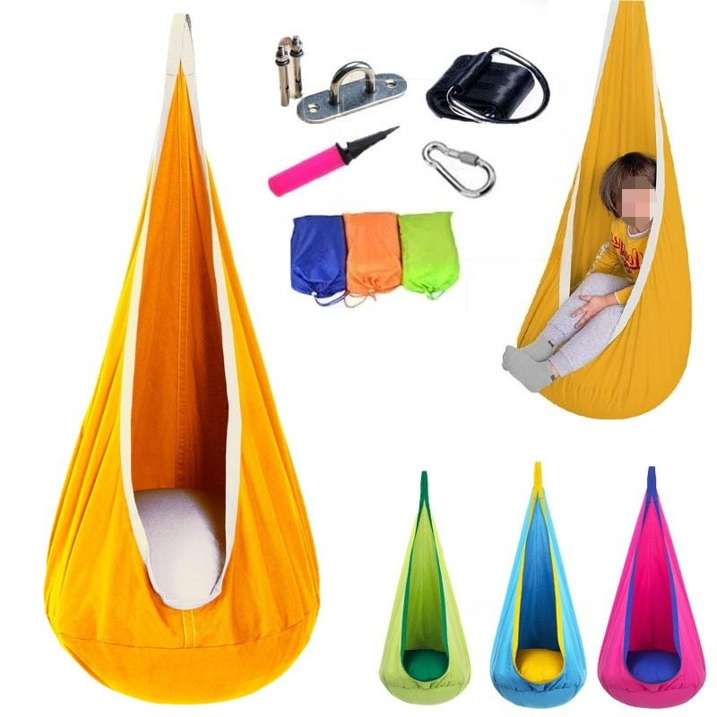 1 шт., детские качели, хлопков – обзор и цена Kids Yellow Outdoor Chair