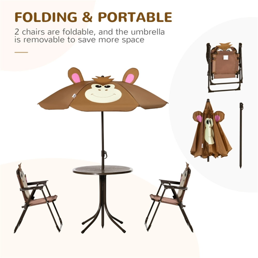Детский комплект мебели для па – обзор и цена Kids Outdoor Umbrella For Table