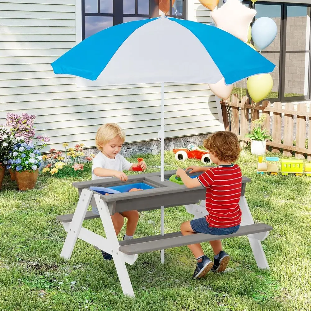 Трансформируемый деревянный ст – обзор и цена Kids Outdoor Umbrella For Table