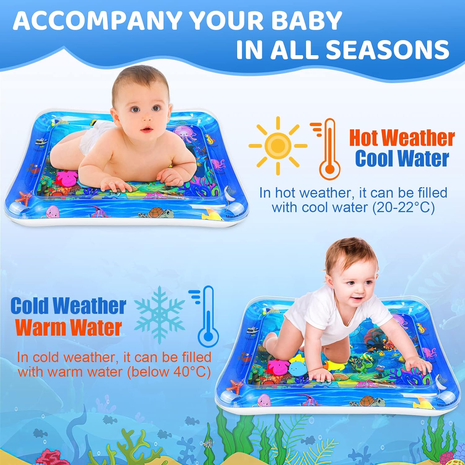 Детский водный игровой коврик, – обзор и цена Slip Slide Water Mat