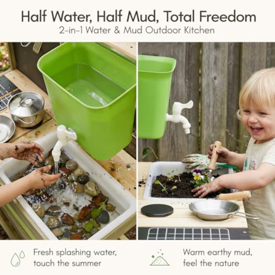 Детская уличная кухня для игр  – обзор и цена Kids Outdoor Mud Table