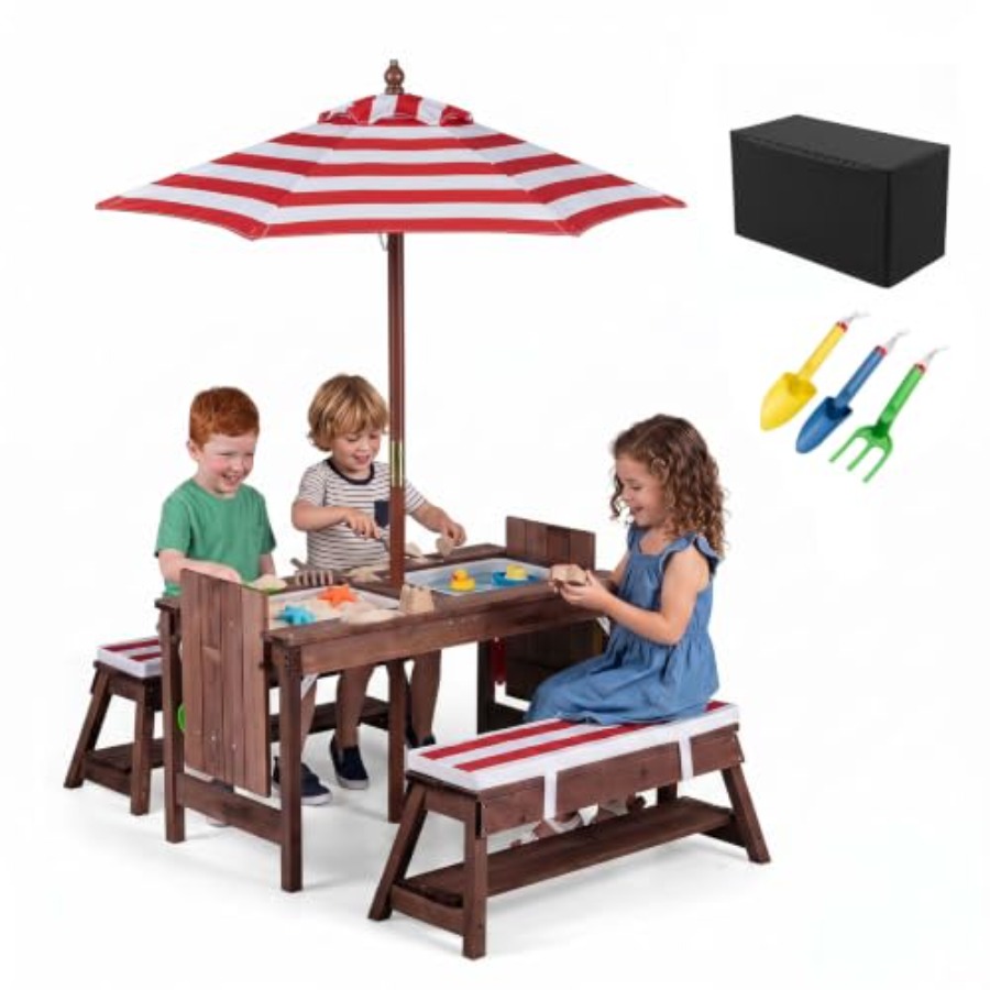 Детский уличный стол для пикни – обзор и цена Kids Outdoor Umbrella For Table