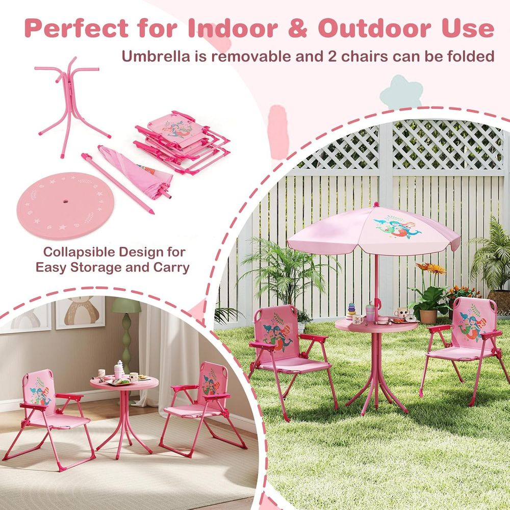Детский стол для пикника, детс – обзор и цена Kids Outdoor Umbrella For Table