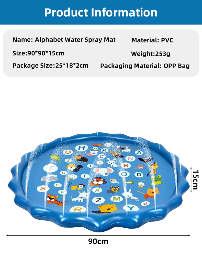Надувной водный коврик-разбрыз – обзор и цена Slip Slide Water Mat
