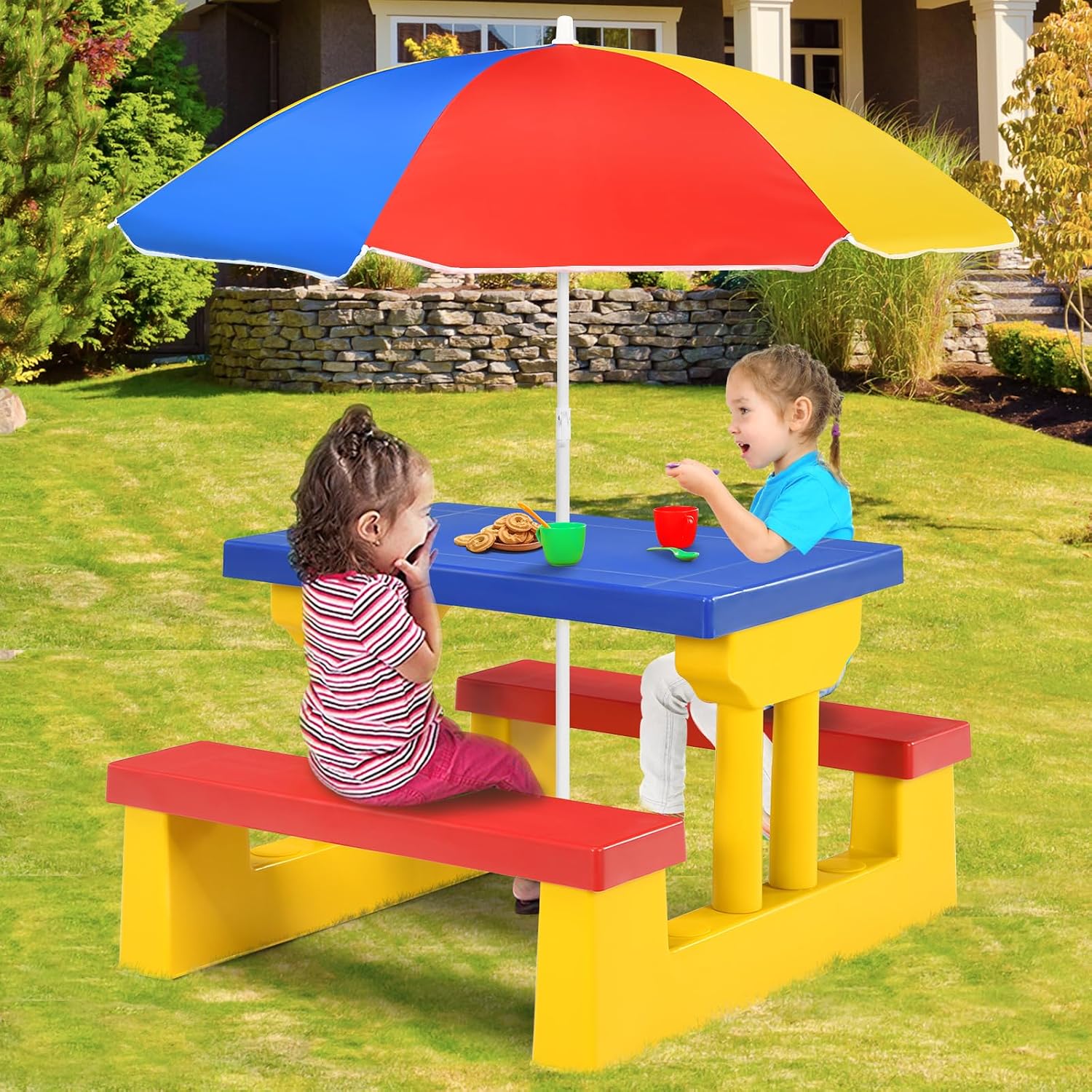 Детский стол для пикника ARMIL – обзор и цена Kids Outdoor Umbrella For Table