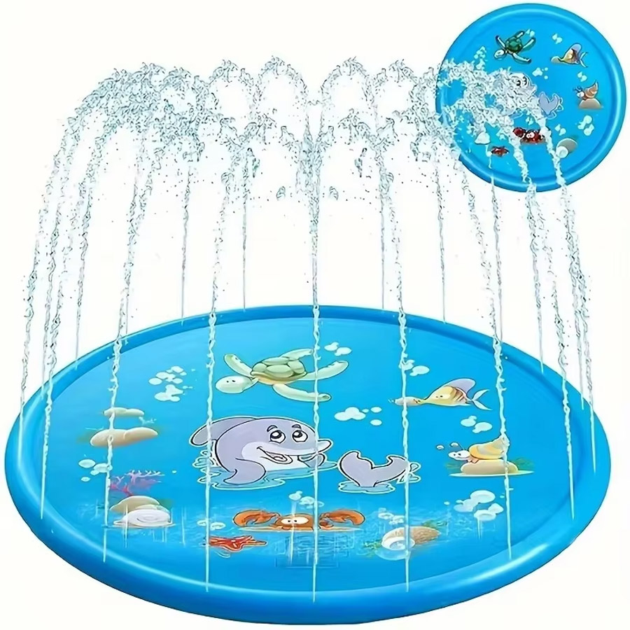 Большой утолщенный ПВХ-коврик  – обзор и цена Slip Slide Water Mat