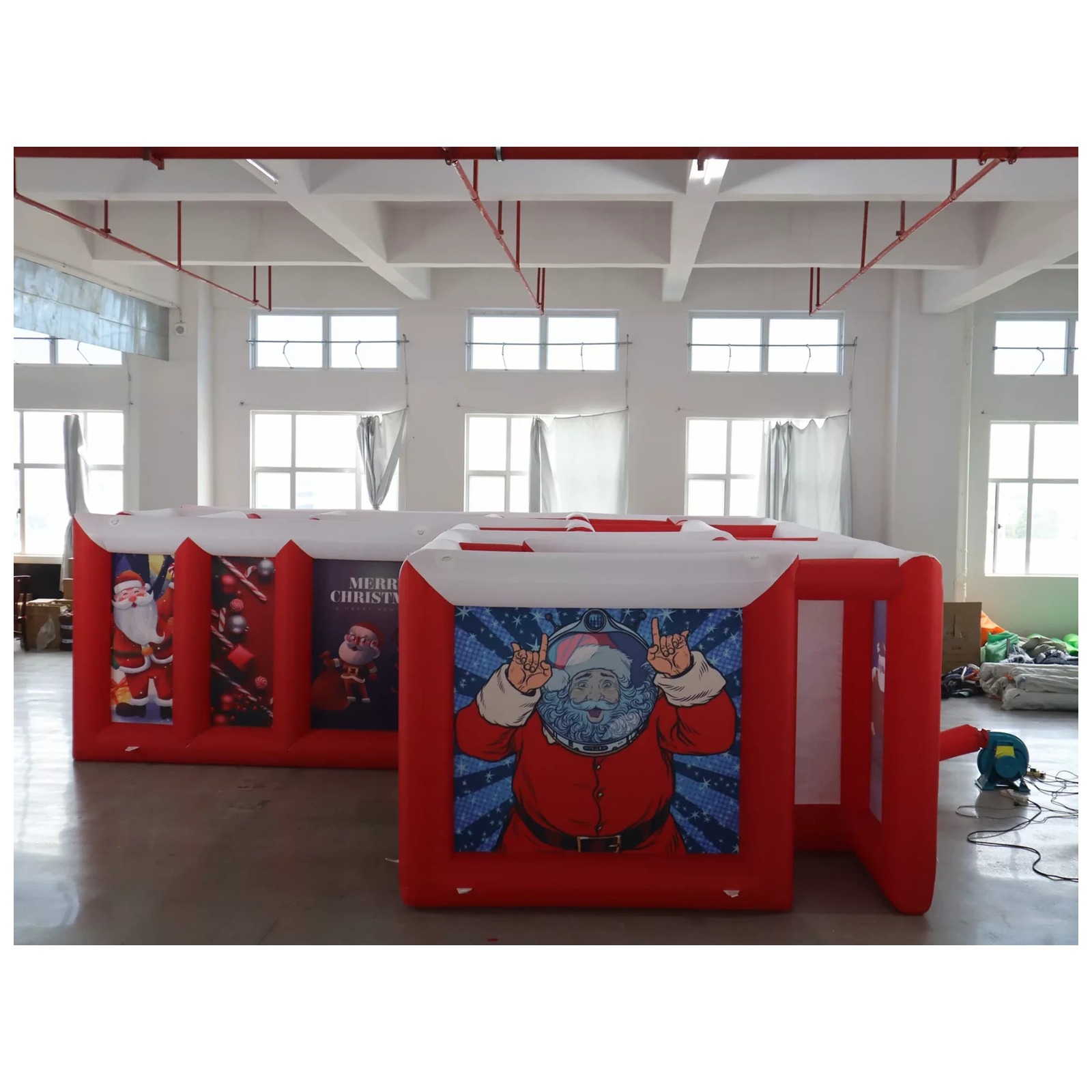 Большой красно-белый надувной  – обзор и цена Kids Outdoor Games For Party